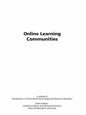 cover image of Online Learning Communities